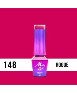 148. MOLLY LAC gel lak - Rogue 5ML Červená