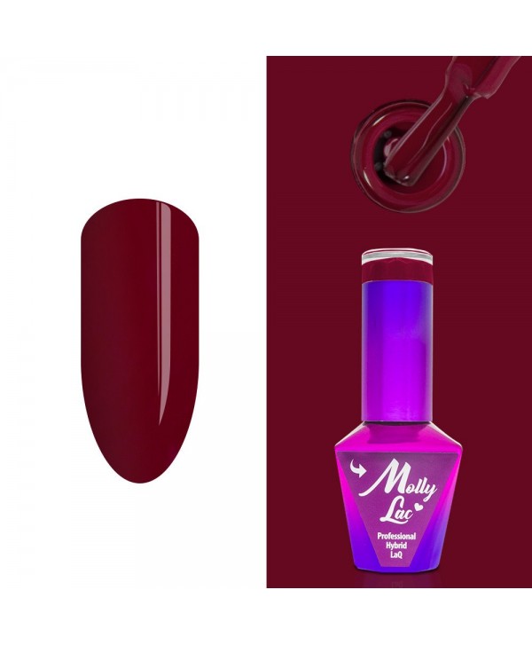 370. MOLLY LAC gel lak - Independence 5ml Červená