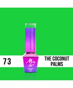 73. MOLLY LAC gel lak - THE COCONUT PALMS 5ml Zelená