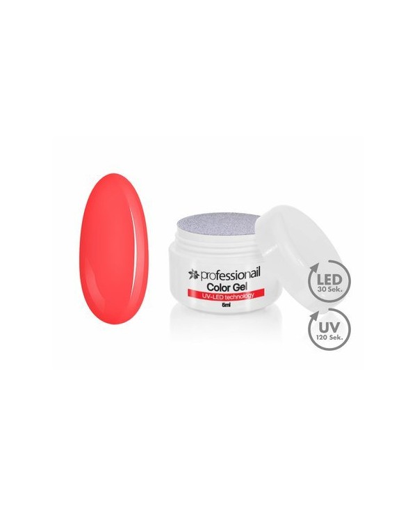 BAREVNÝ LED-UV GEL 5ML Professionail ™ LIVING CORAL Oranžová