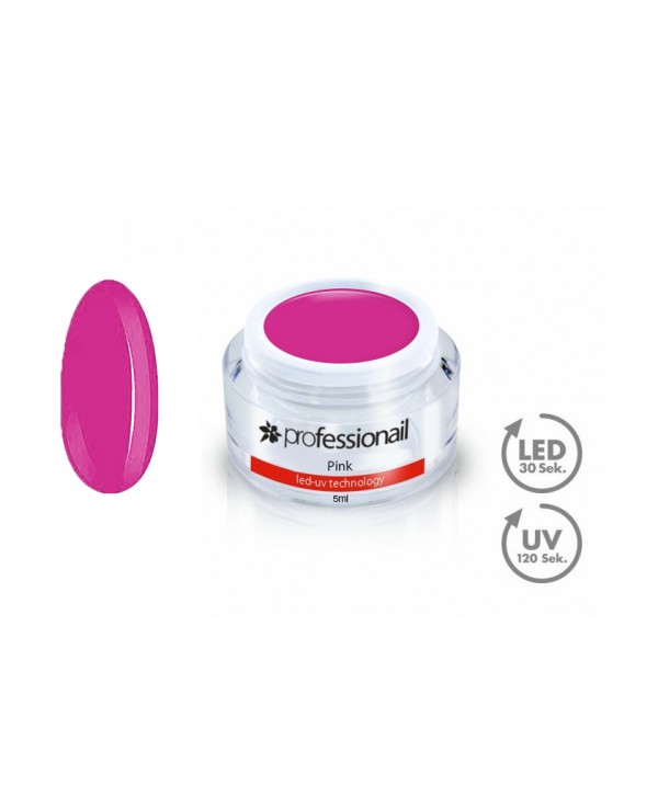 BAREVNÝ LED-UV GEL 5ML Professionail ™ Pink Růžová