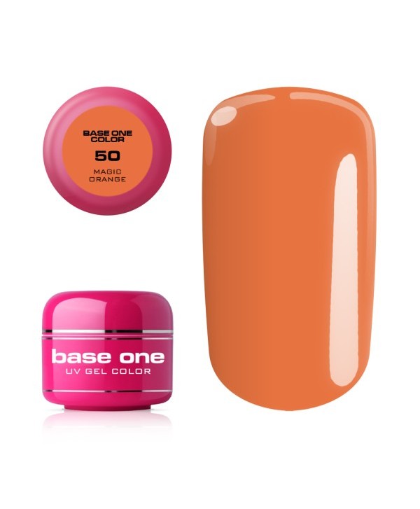 Base one barevný gel 50.Magic Orange 5g Oranžová