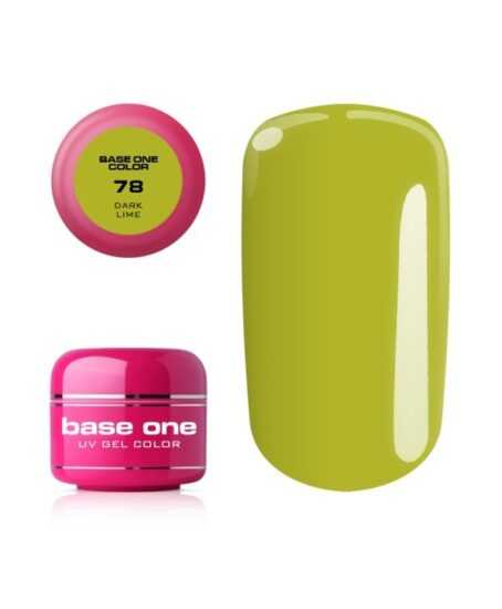 Base one barevný gel Dark lime 78 Žlutá