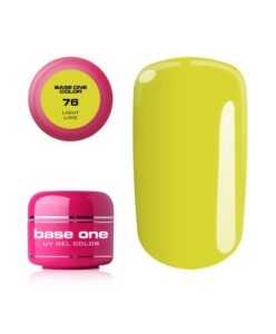 Base one barevný gel Light lime 76 Žlutá