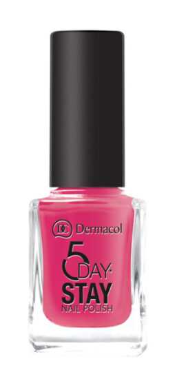 Dermacol - 5 Day* Stay Longlasting Nail Polish - Dlouhotrvající lak na nehty č.45 Electric violet - 11 ml