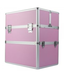 Dvoudílný kosmetický kufřík - růžový M-3N Růžová