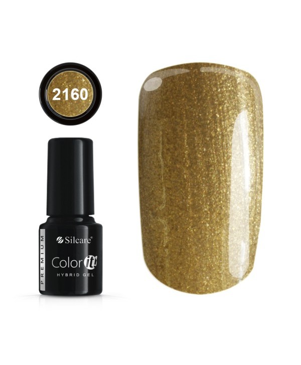 Gel lak Color IT Premium Gold 2160 6g Zlatá