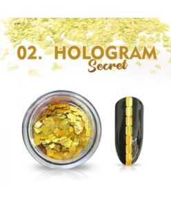 Hologram Secret 02 - zlaté Zlatá