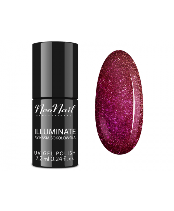 Neonail gel lak - Shining Ruby 7ml Červená