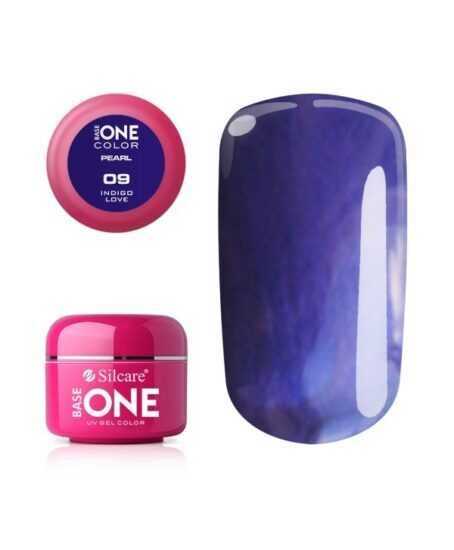 Perleťový uv gel 09 Indigo Love 5g Modrá