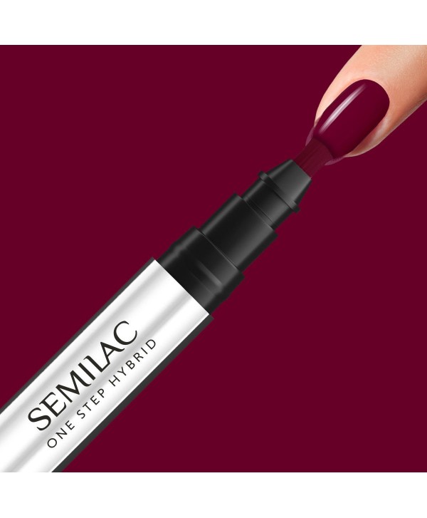 Semilac One Step gel lak S580 Crimson Červená