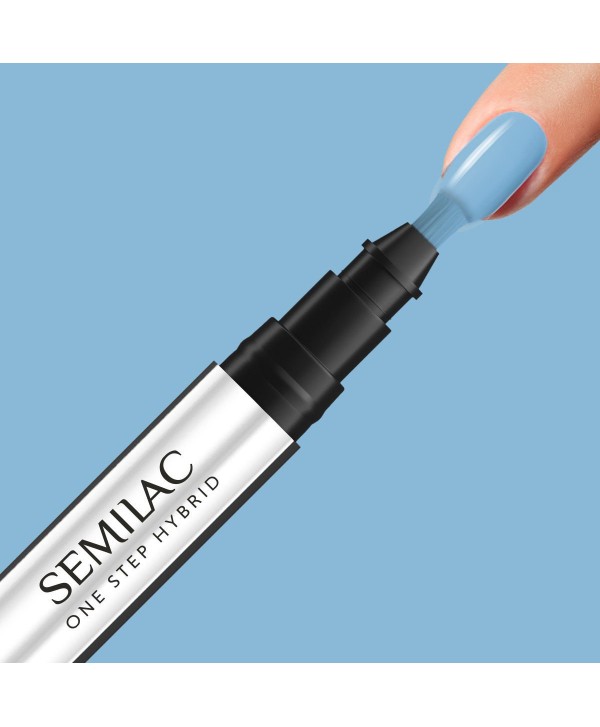 Semilac One Step gel lak S810 Baby Blue Modrá