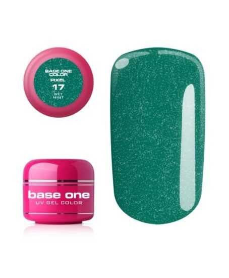 Silcare Base One Pixel UV gél 17 Wet Mint 5 g Zelená