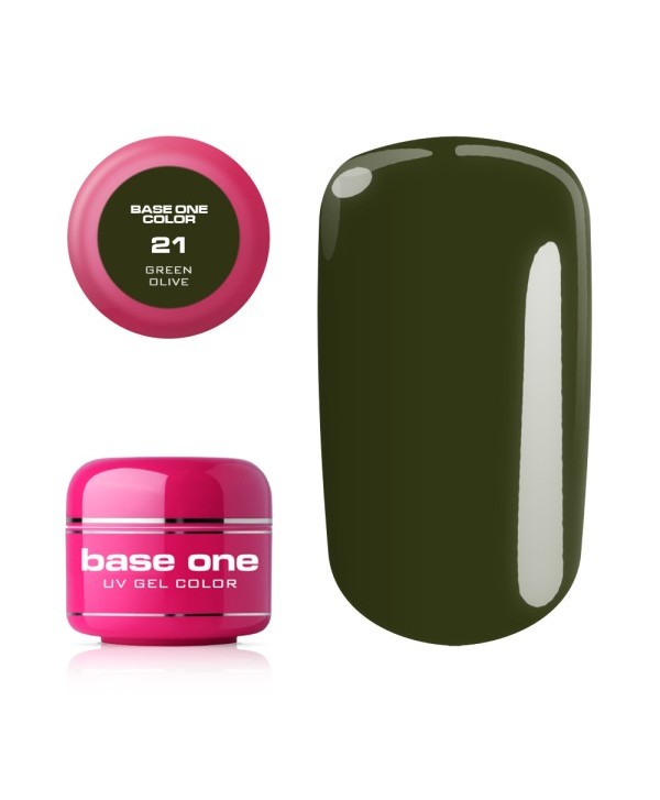 Base one gél Green olive 21  5g Zelená